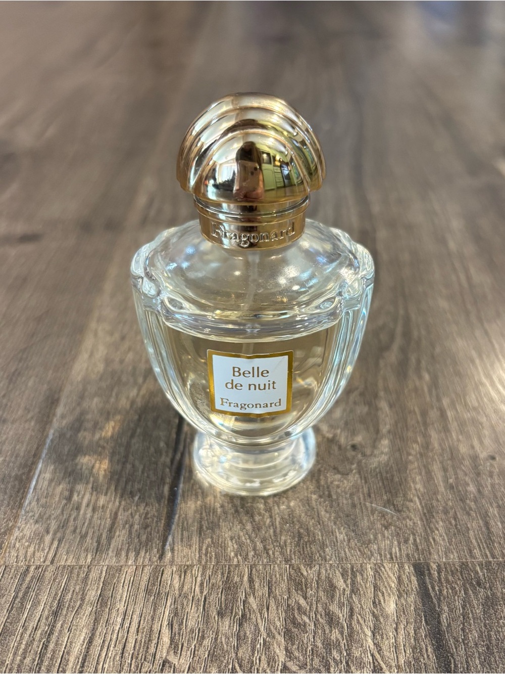 Fragonard Belle de Nuit Eau de Parfum - Clear Bottle with Gold Cap USED